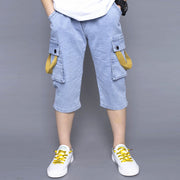 Boys Stretch Cropped Jeans