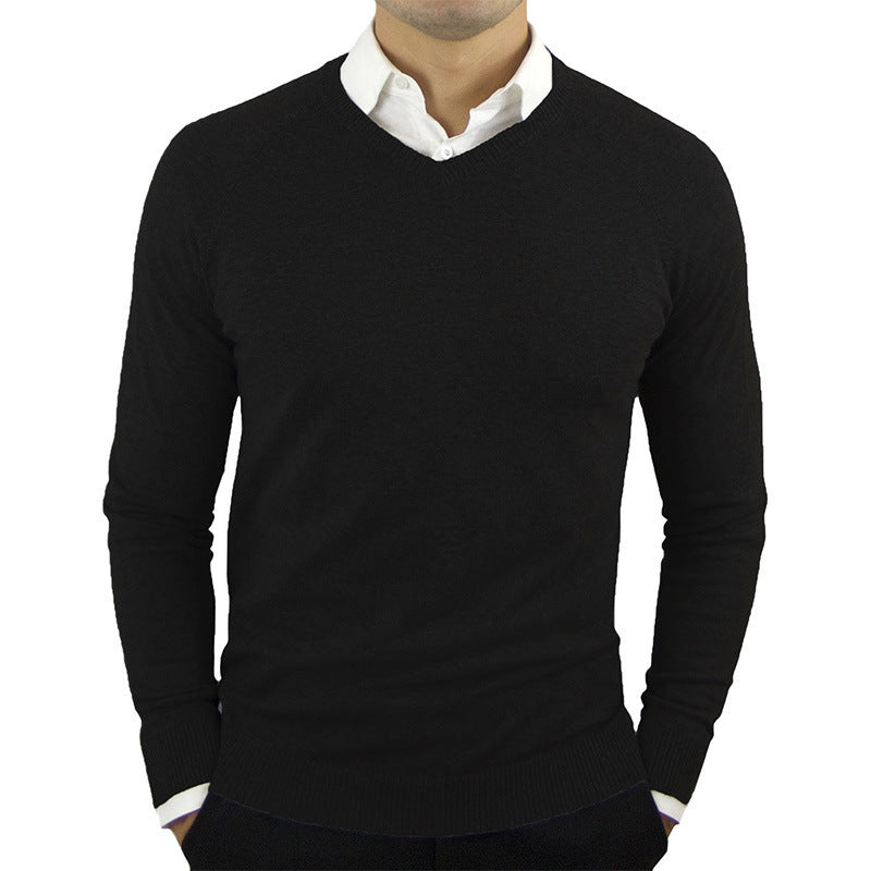 Men's High-Neck Long-Sleeve Bottoming Sweater