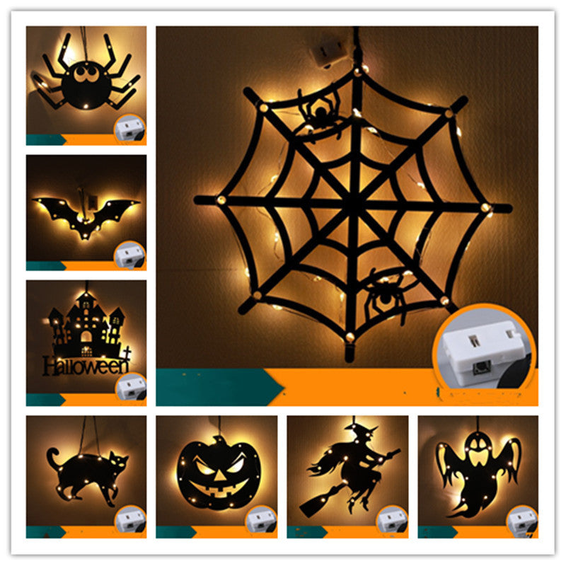 Halloween LED Decorative Spider Lamp