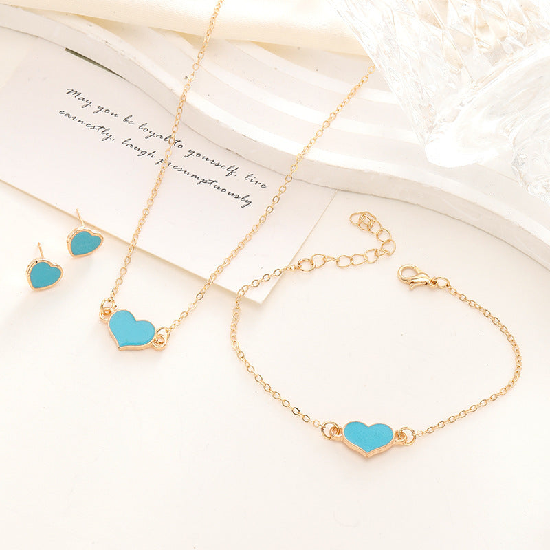 Heart Necklace Gift Set
