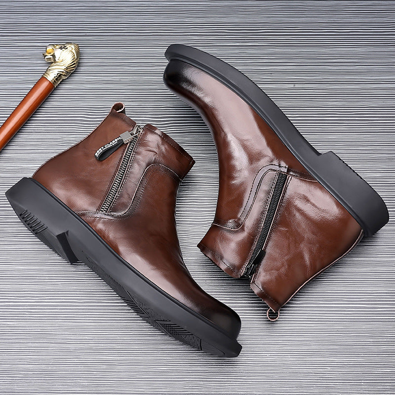 British-Style Workwear Boots