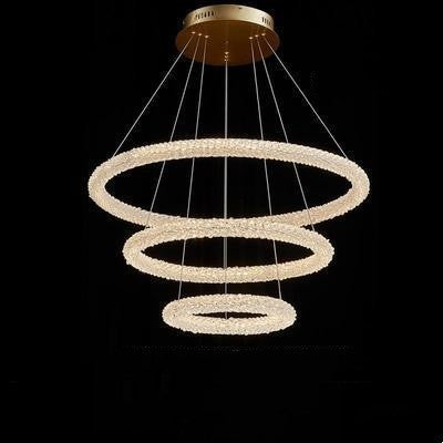 Crystal Ring Chandelier