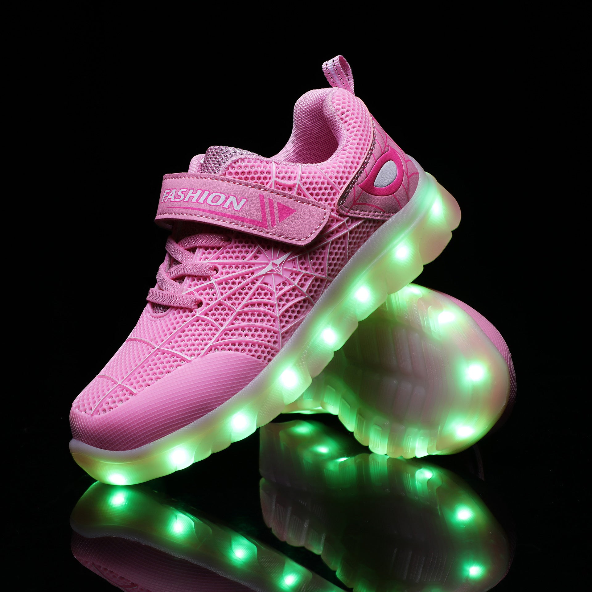 Kids LED Glowing Velcro Sneakers