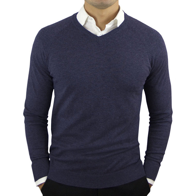 Men's High-Neck Long-Sleeve Bottoming Sweater