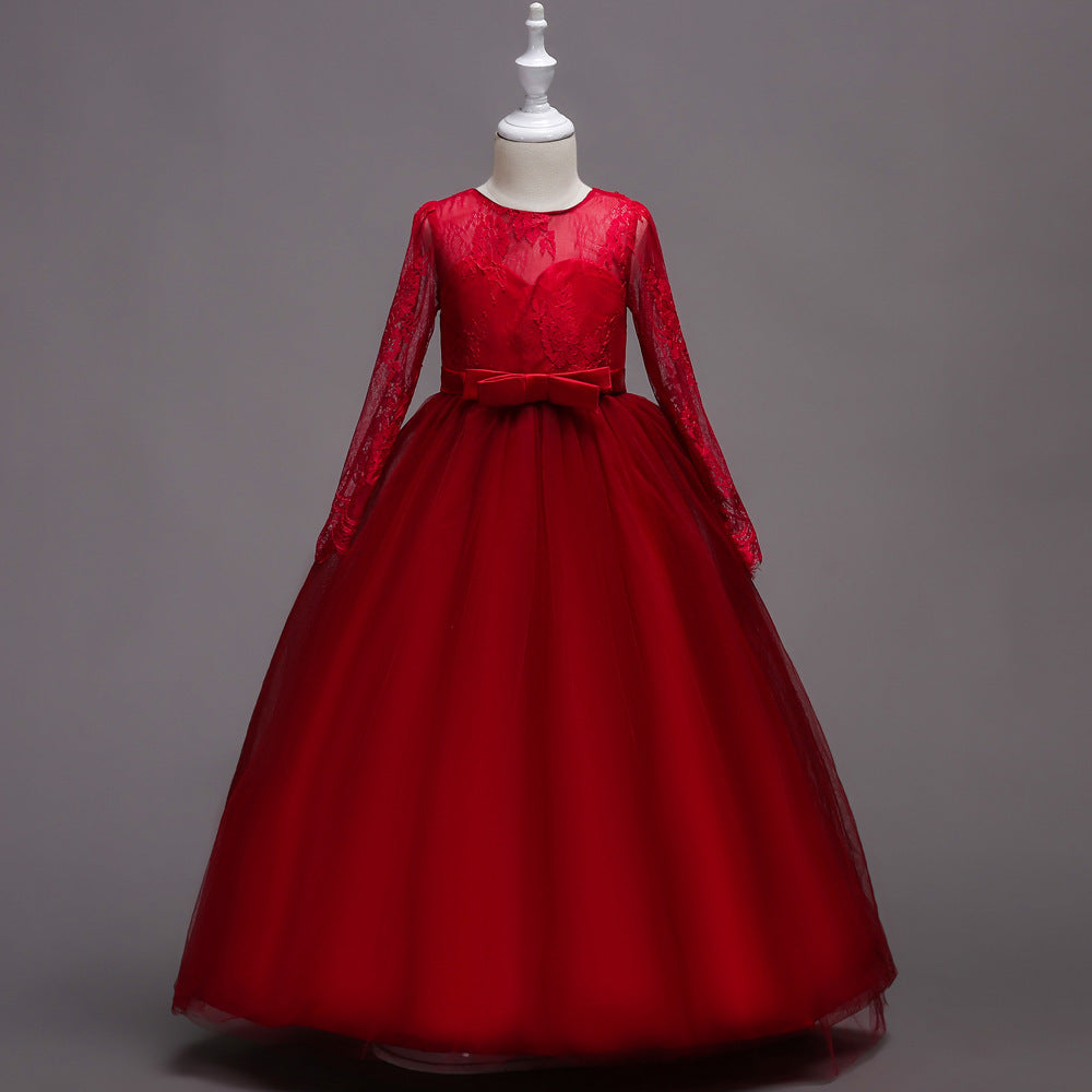 Kids' Long Flower Girl Dress