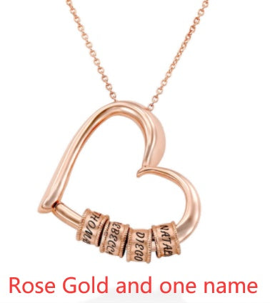 Personalized Heart Name Necklace