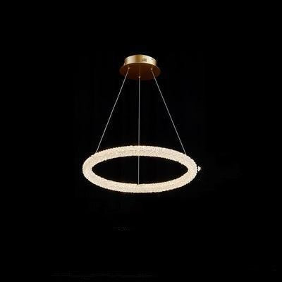 Crystal Ring Chandelier