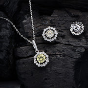 Sterling Silver Necklace and Earrings Set