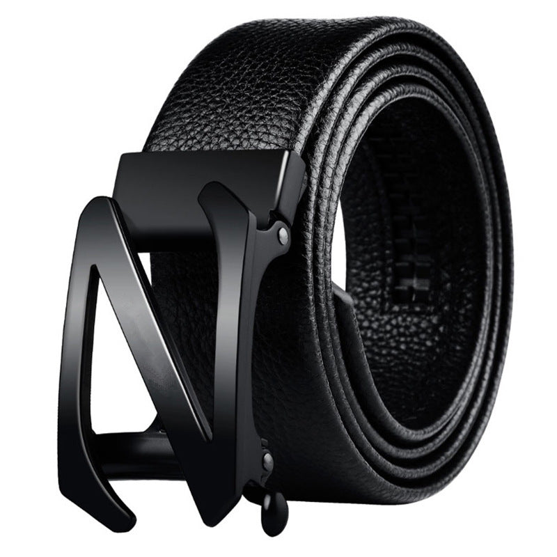 Men's Plus-Size Auto-Buckle Belt
