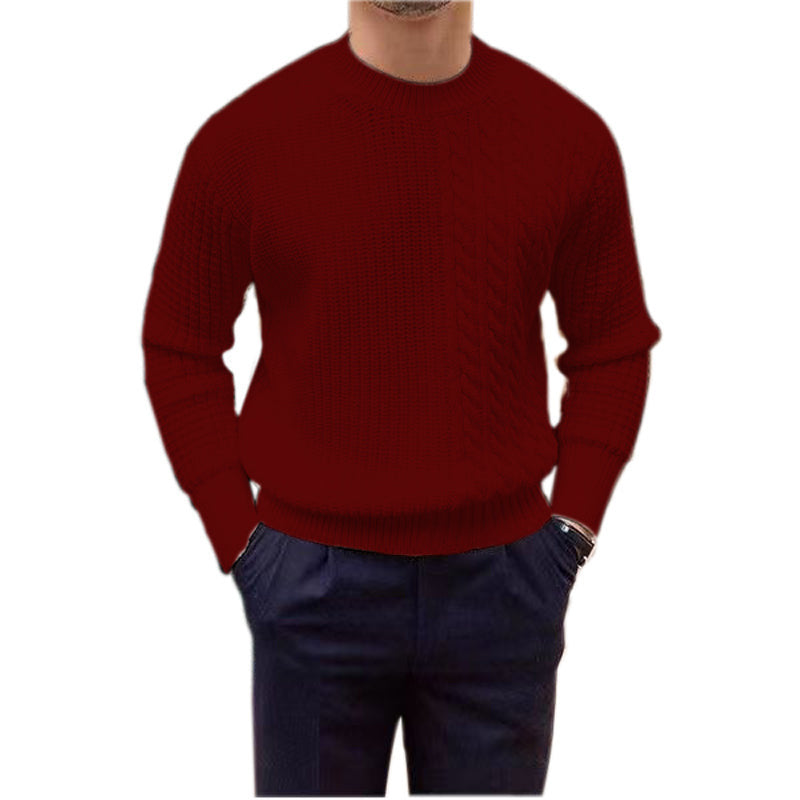 Men's Twisted Knit Cable Sweater