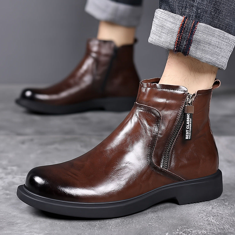 British-Style Workwear Boots