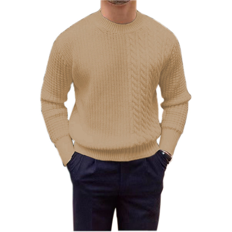 Men's Twisted Knit Cable Sweater