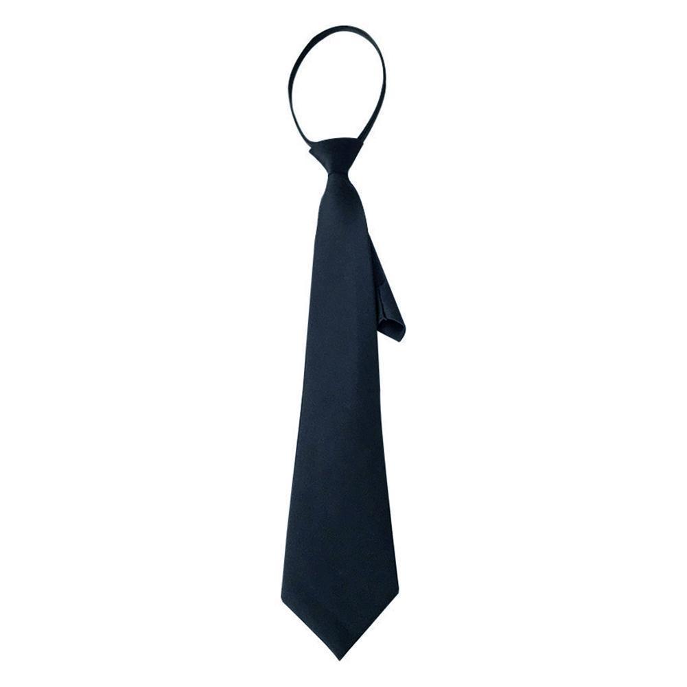 Student Zipper Pre-Tied Necktie