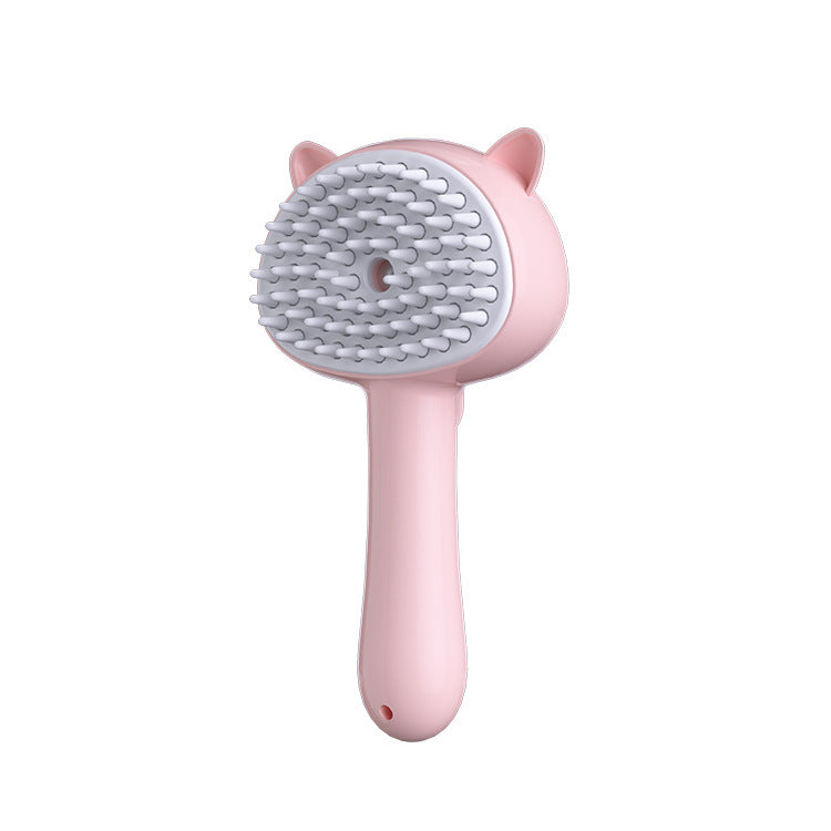 Self-Cleaning Pet Slicker Brush with Mist