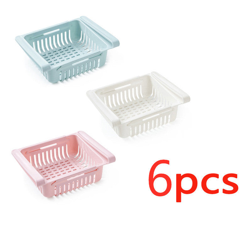 Stretchable Refrigerator Storage Basket