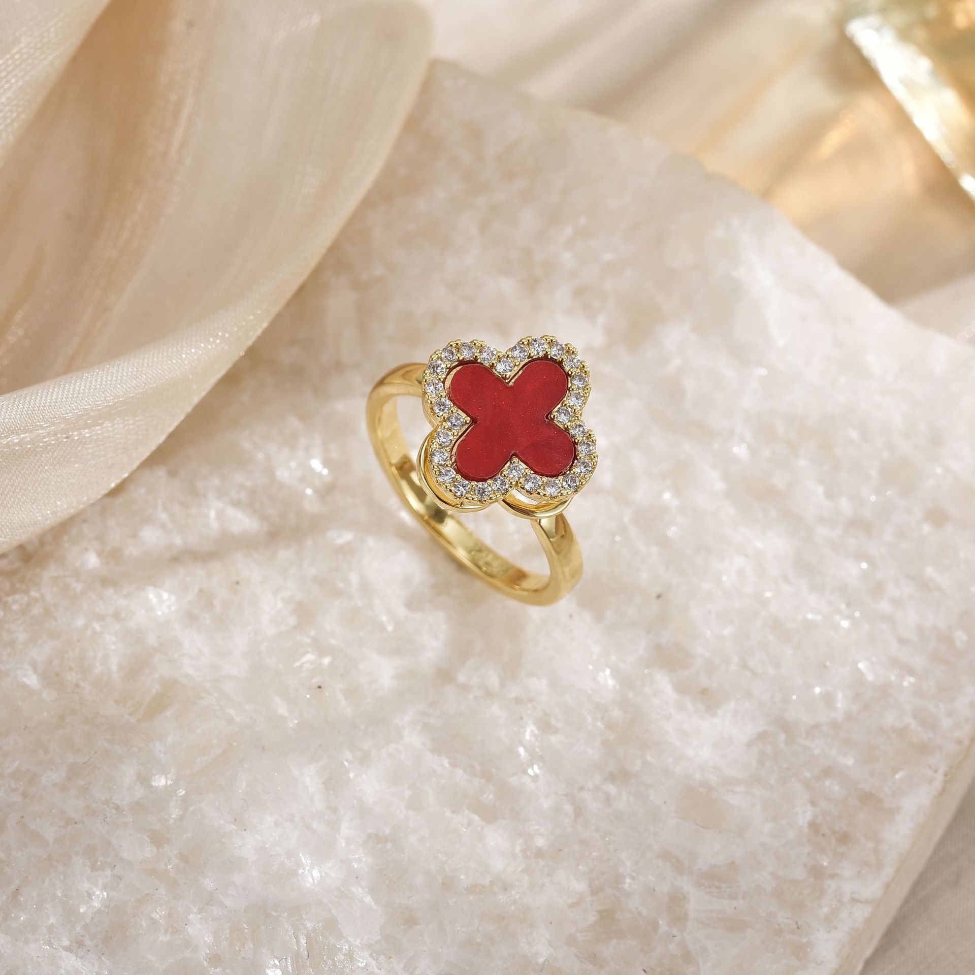 18K Gold-Plated Copper Ring