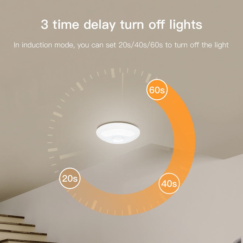 Motion-Sensor Rechargeable Garage Ceiling Lamp