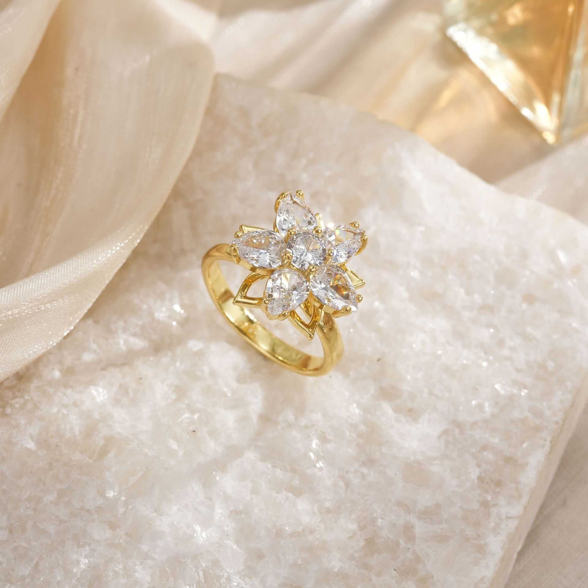 18K Gold-Plated Copper Ring