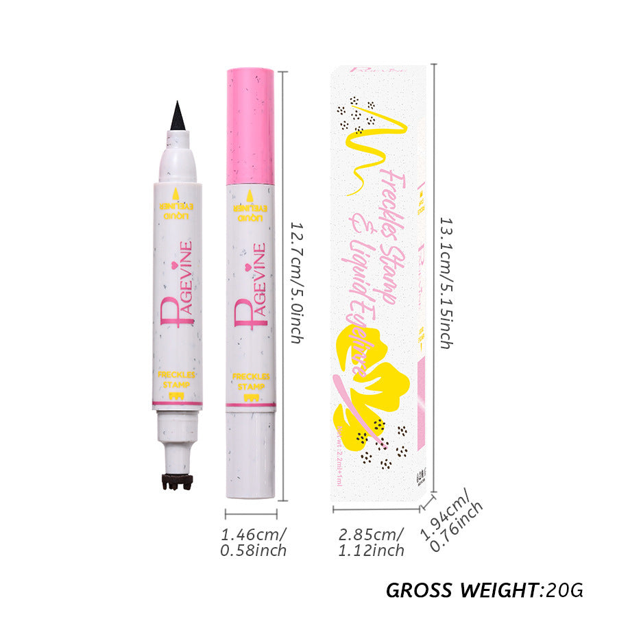 Double-Headed Liquid Eyeliner Pen