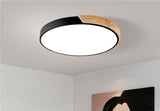 Led Ceiling Light Macaron Round Bedroom Light