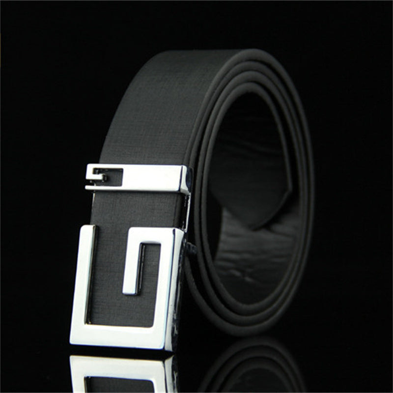 Smooth-Buckle Unisex Belt