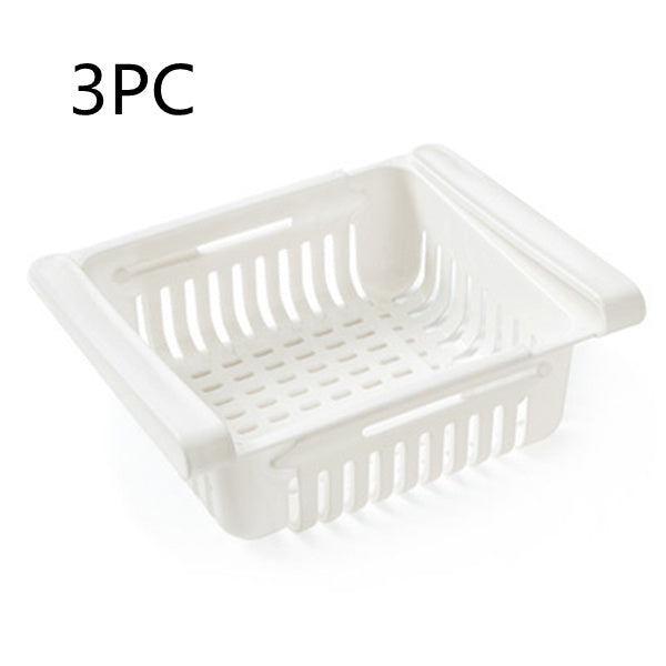Stretchable Refrigerator Storage Basket