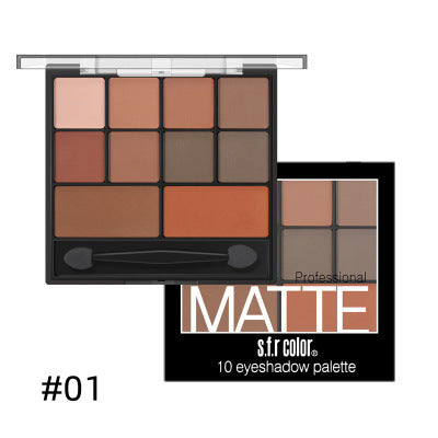 Smoky Nude Eyeshadow Palette — 10 Color