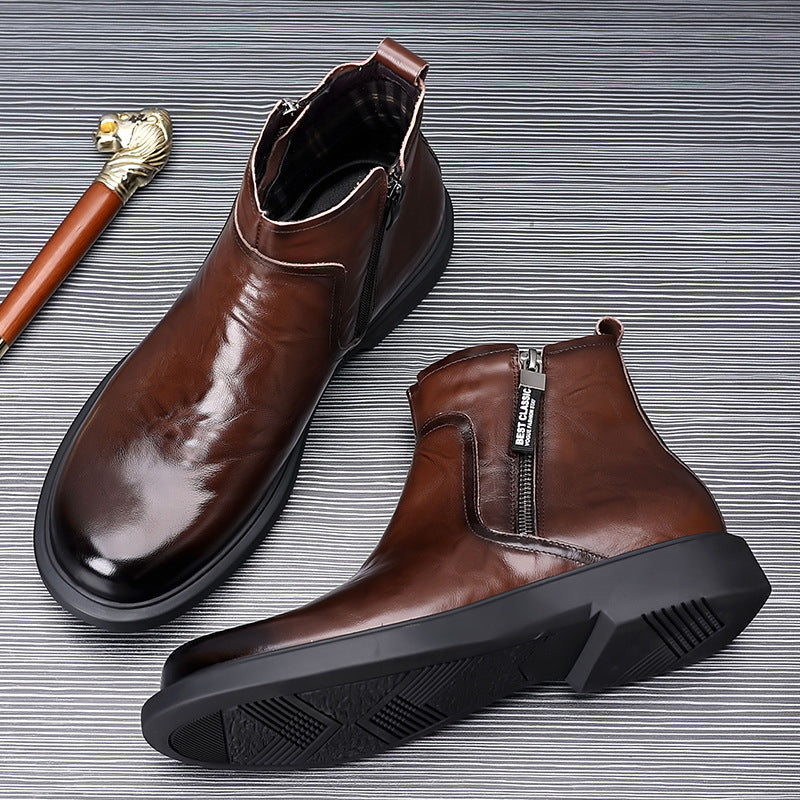 British-Style Workwear Boots