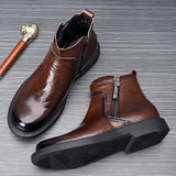 British Style Workwear Non-slip All-matching Breathable Men's Boots