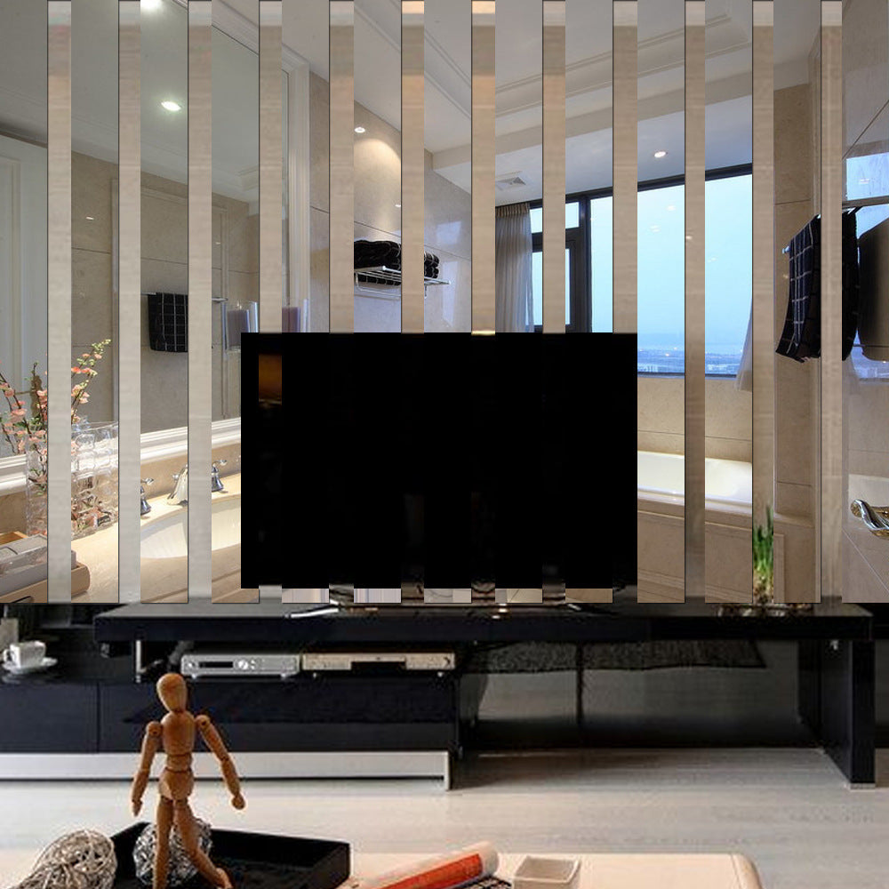 Striped Modern Mirror Wall Sticker
