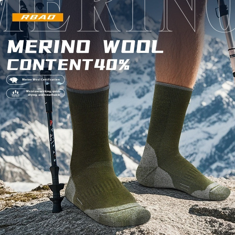Merino Wool Mountain Socks — Winter