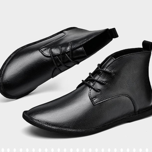 Genuine Leather Martin Vintage Fashion Leather Boots British Wild Soft Bottom Boots