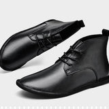 Genuine Leather Martin Vintage Fashion Leather Boots British Wild Soft Bottom Boots