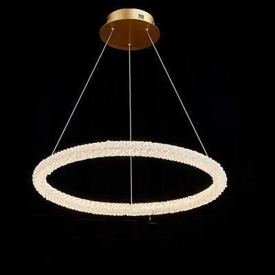 Crystal Ring Chandelier