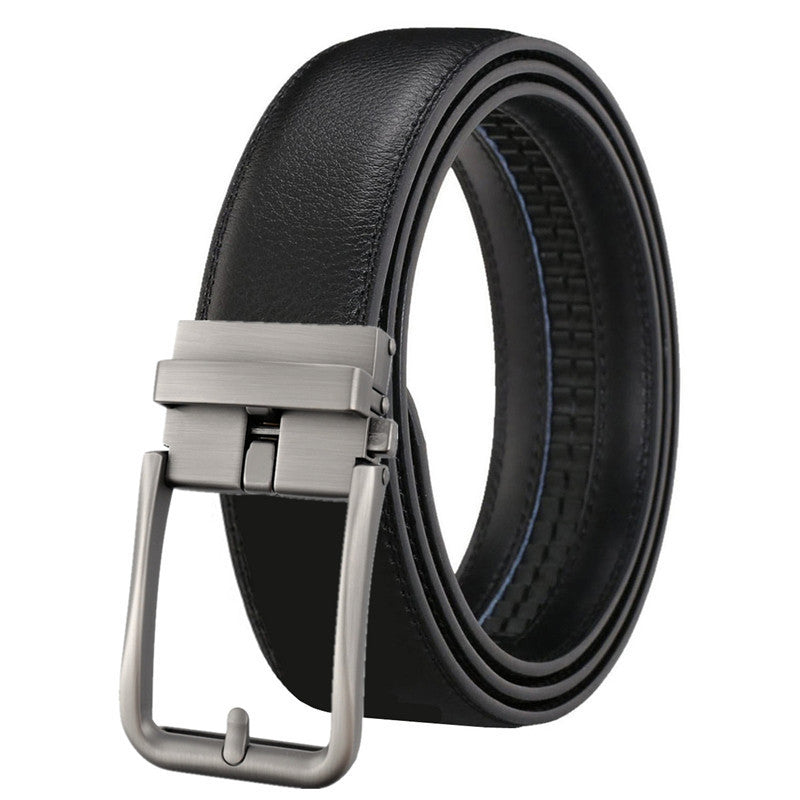 Men's Hollow Auto-Buckle Leather Belt