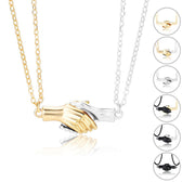 Magnetic Handshake Couples Necklace