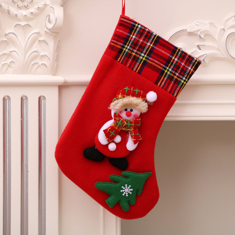 Santa Christmas Stocking Gift Bag