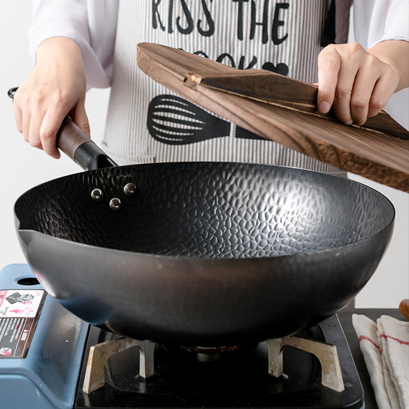 Handmade Cast Iron Wok