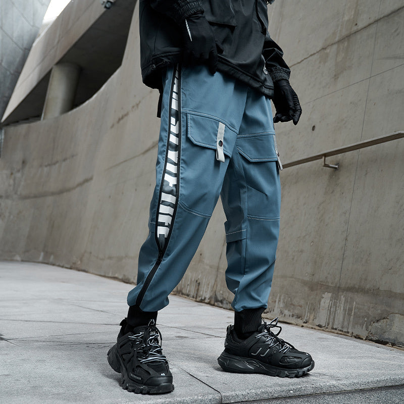 Men's Streetwear Cargo Overalls