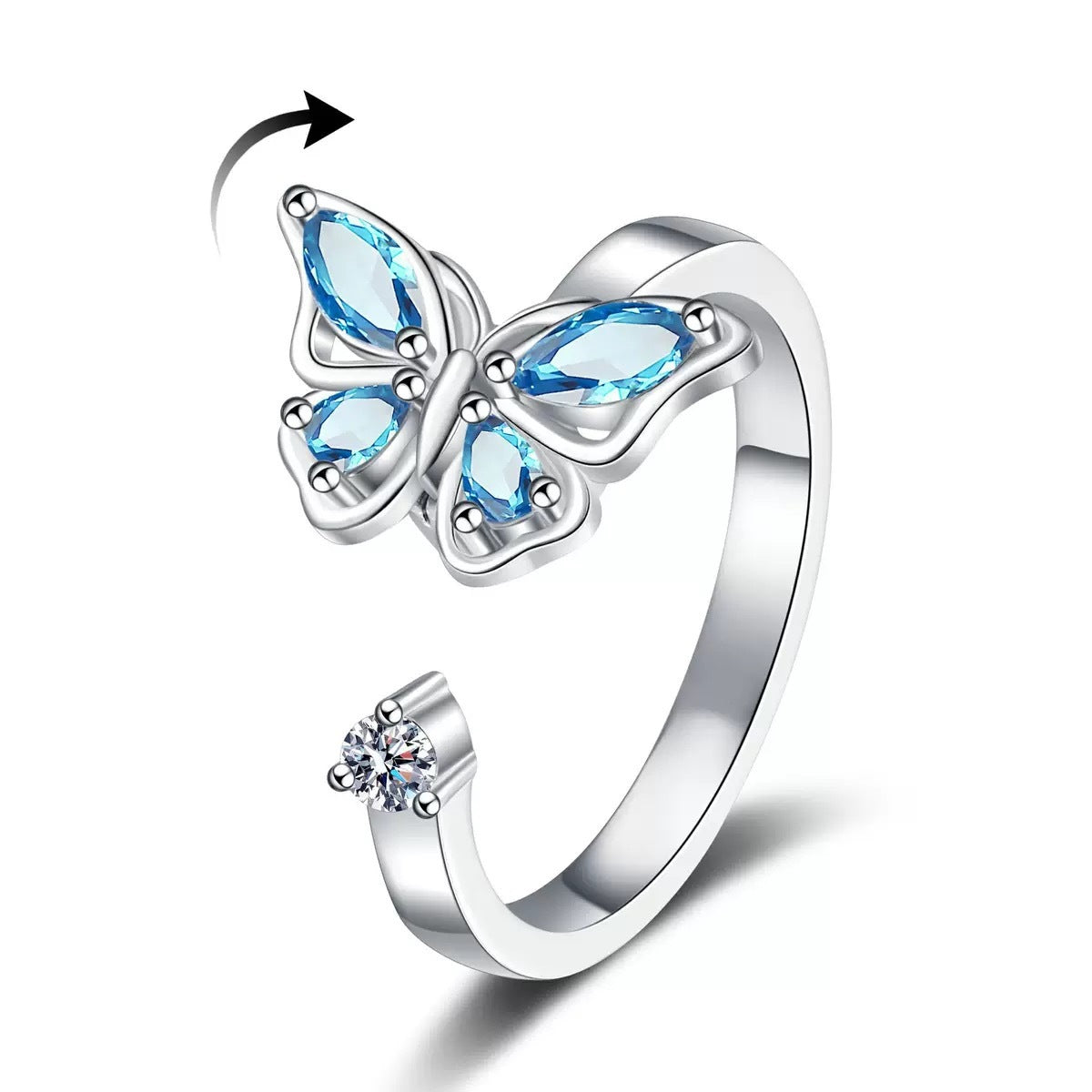 Minimalist Stackable Zircon Ring