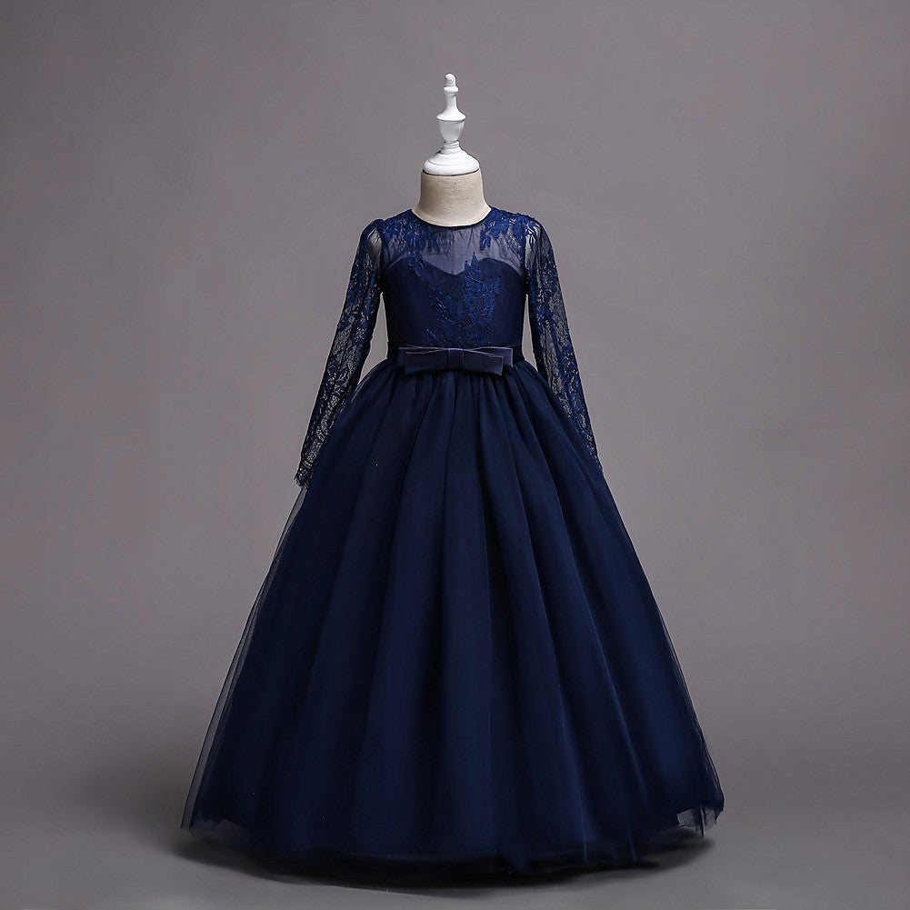 Kids' Long Flower Girl Dress