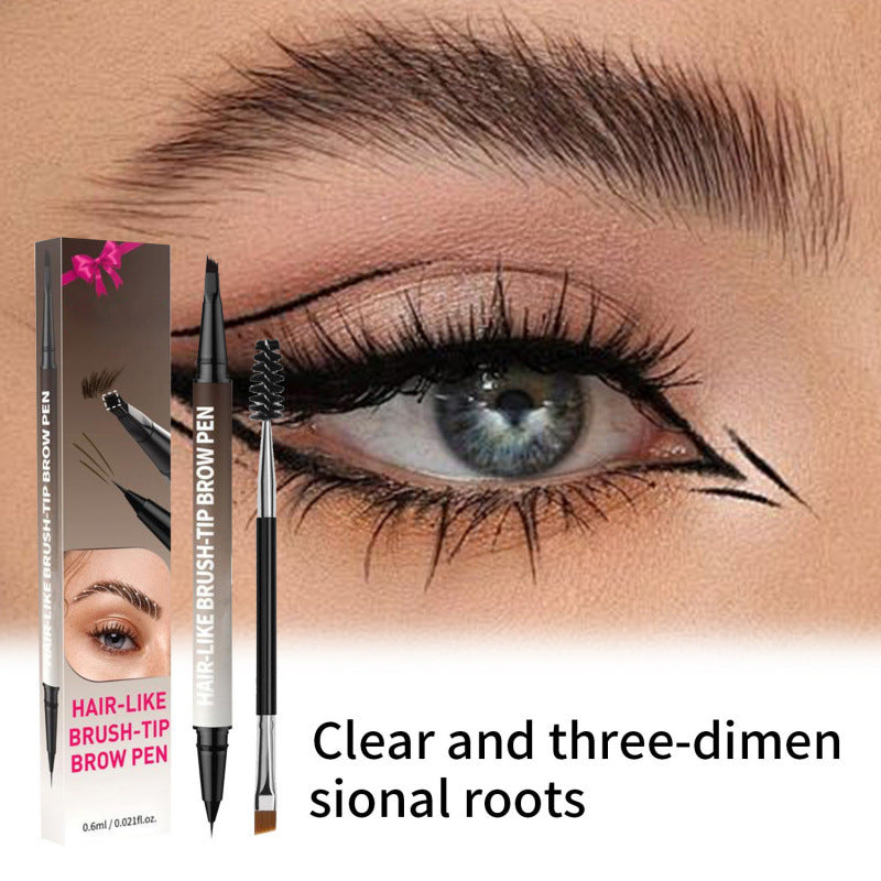 Waterproof Double-Headed Eyebrow Pencil