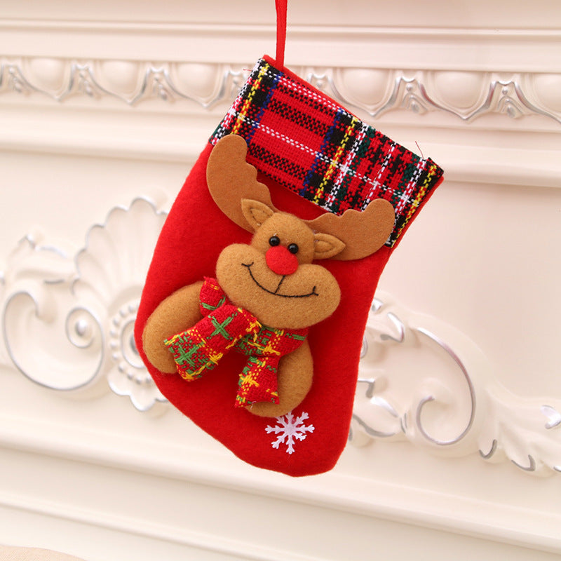 Santa Christmas Stocking Gift Bag
