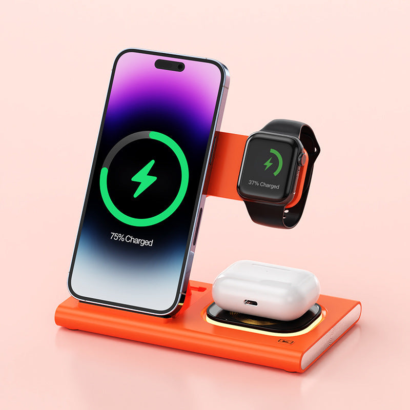 3-in-1 Magnetic Wireless Charging Night Light