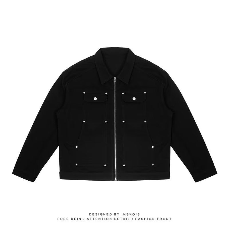 Men's Retro Washed Denim Jacket
