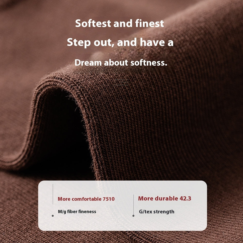 Cotton Mid-Calf Business Socks