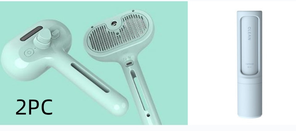 Self-Cleaning Pet Slicker Brush with Mister