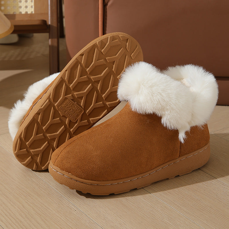 Platform Indoor Slipper Boots