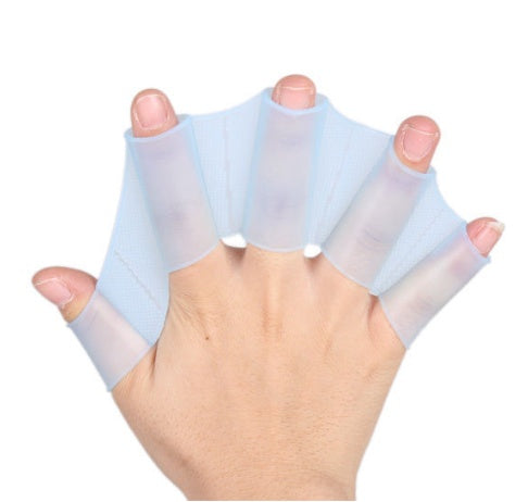Unisex Webbed Swimming Gloves (Pair) – Silicone Hand Flippers