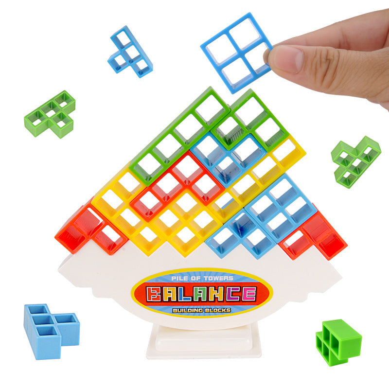 Family Tower Block Stacking Game
